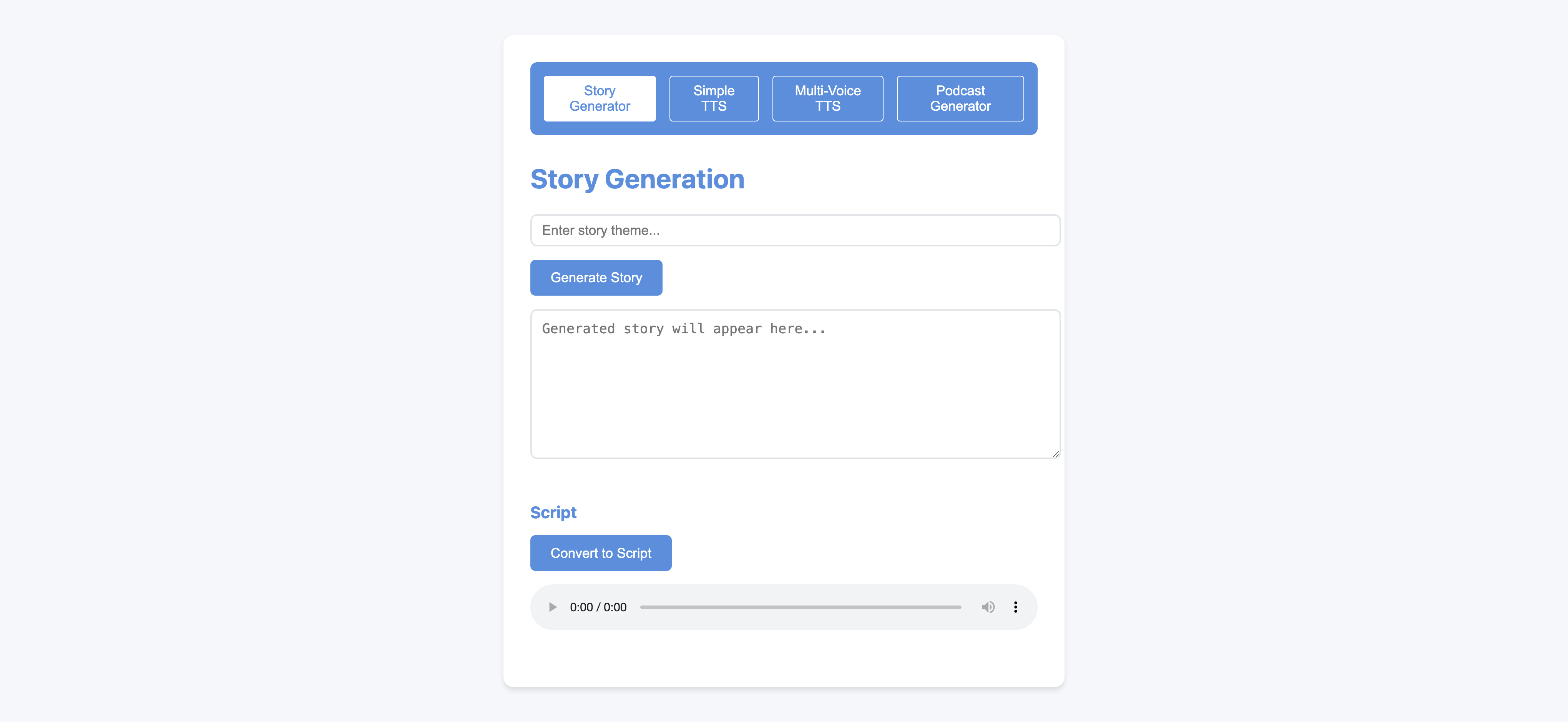 Story Generation