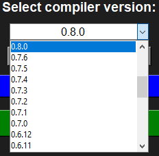 Compiler Version