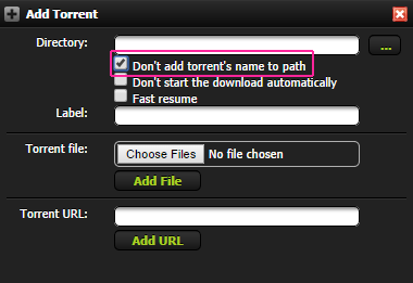 rutorrent screen