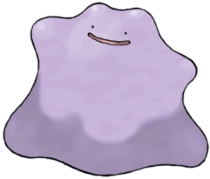 Image of ditto from pokemon