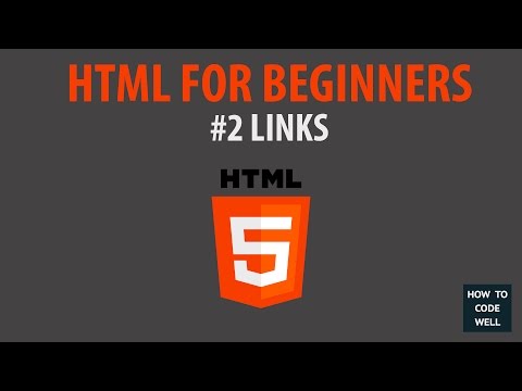 HTML For Beginners Tutorial #2 Links