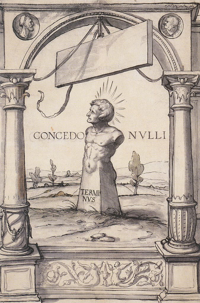 Terminus: "Concedo nulli" ("yield nothing")