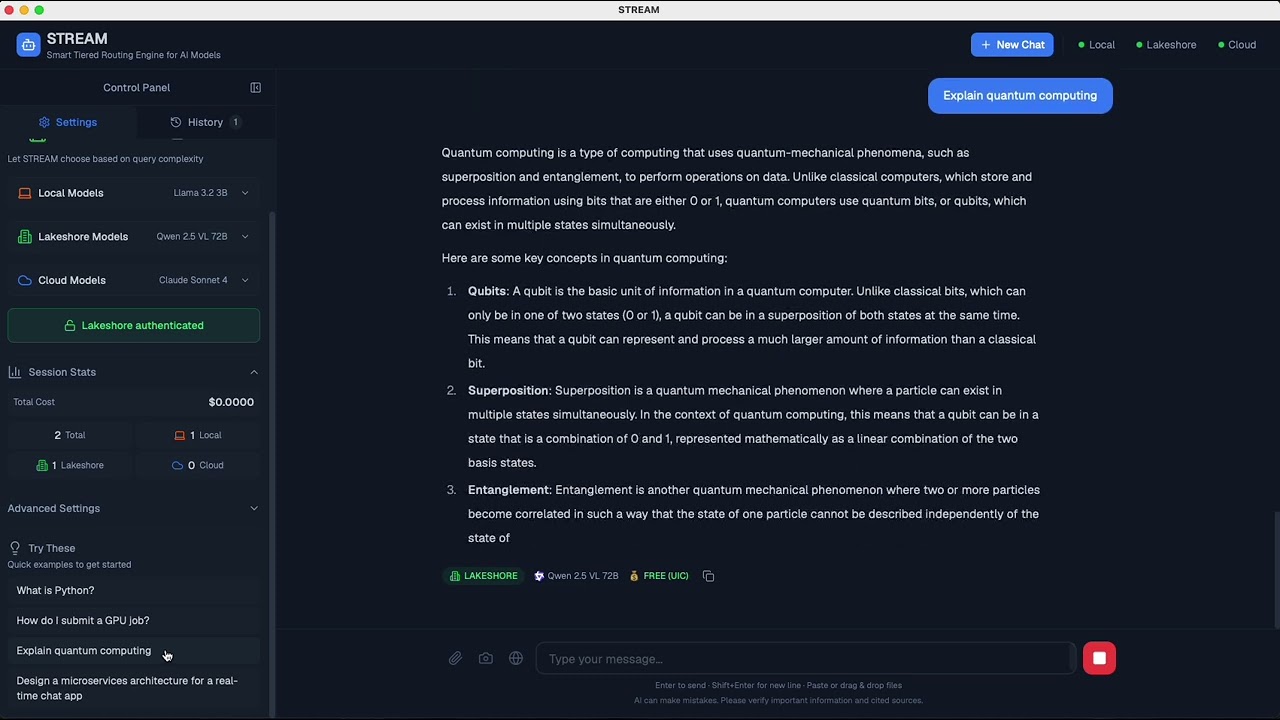 STREAM Demo