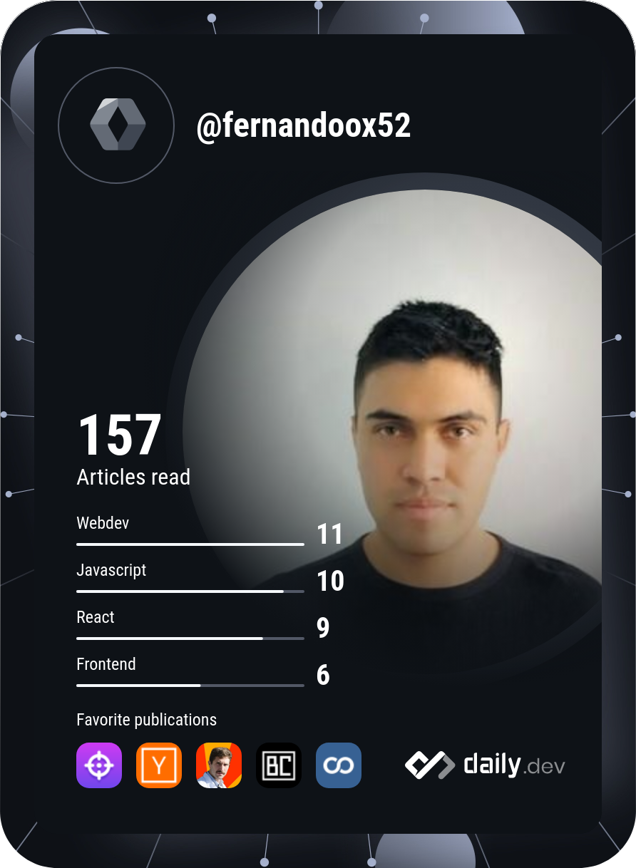 Luis Fernando Fz's Dev Card