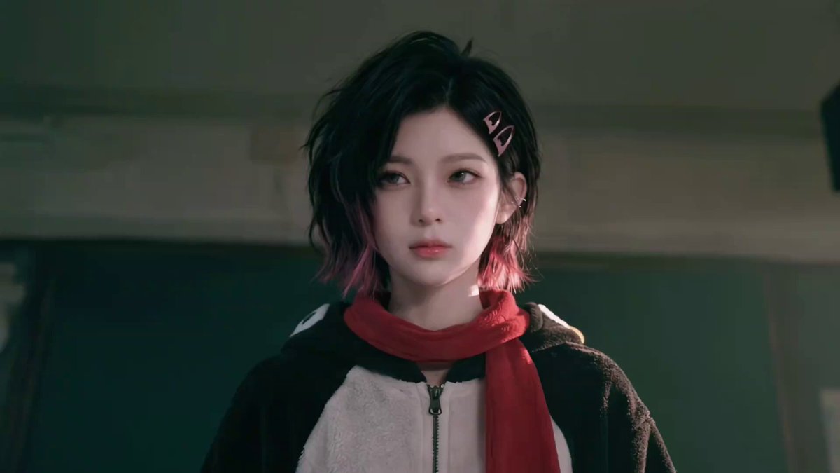 Red-Scarf Agent's Showdown in a Dark Classroom