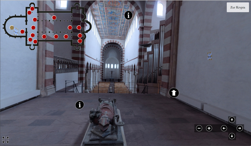 Virtual Tour to the Inscriptions of the UNESCO World Heritage Site St. Michael in Hildesheim