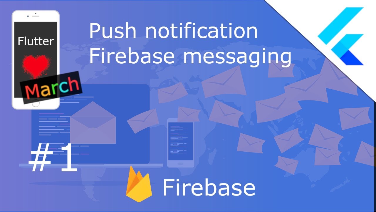 Push notifications with Firebase messaging YouTube video