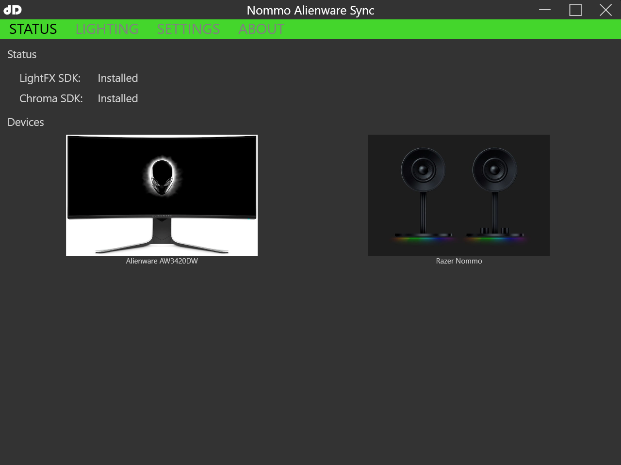 GitHub - BrettHewitt/NommoAlienwareSync: Enables the control and sync ...