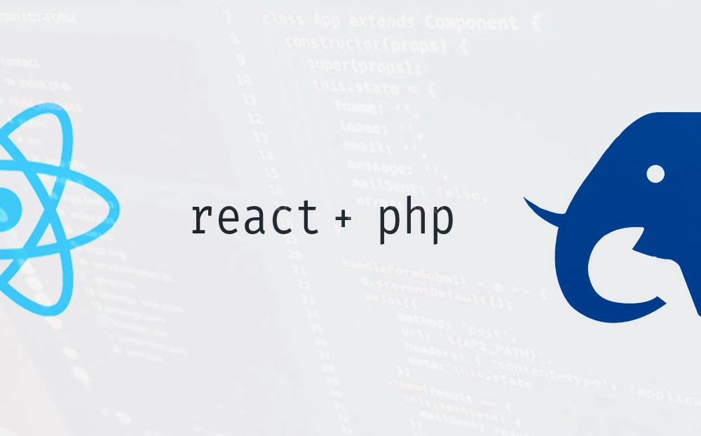 react and php