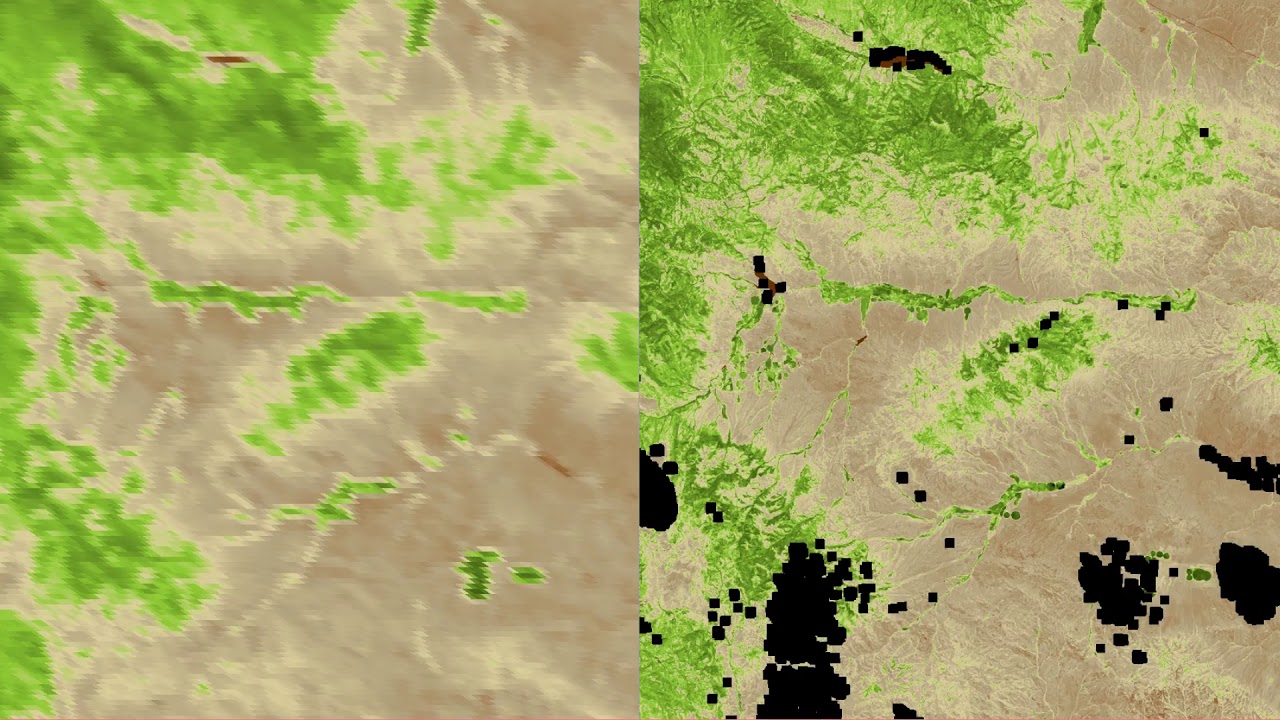 MODIS vs. GEE image fusion