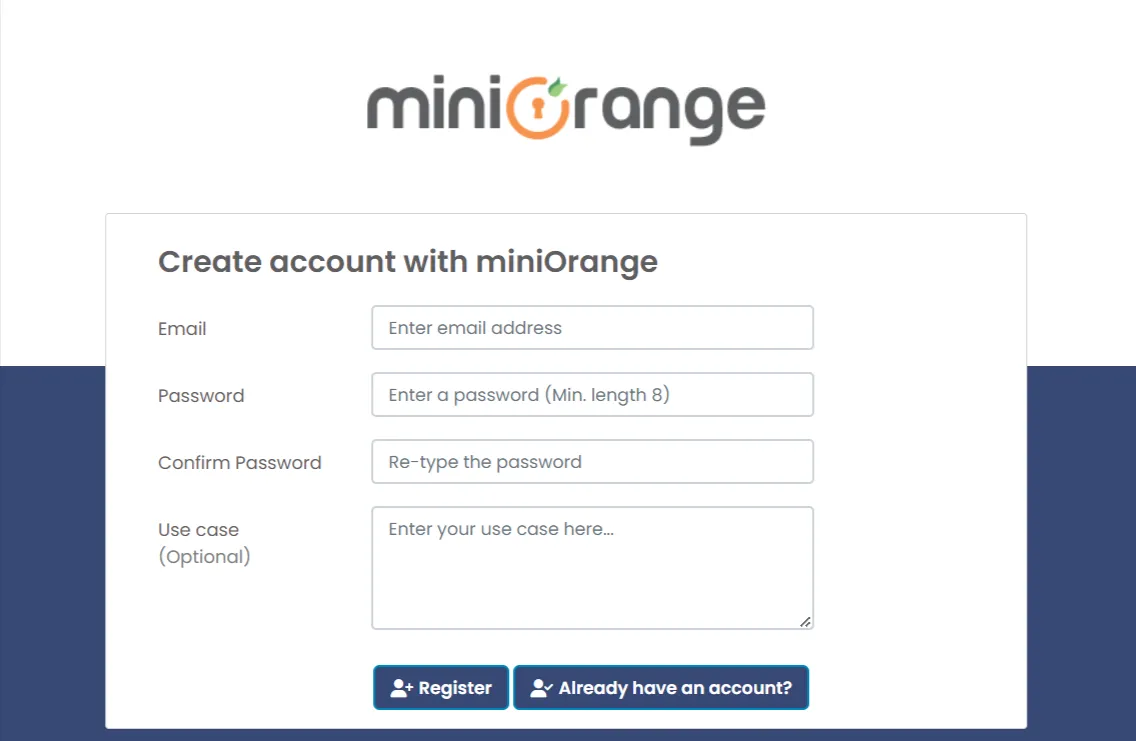 This is package login page