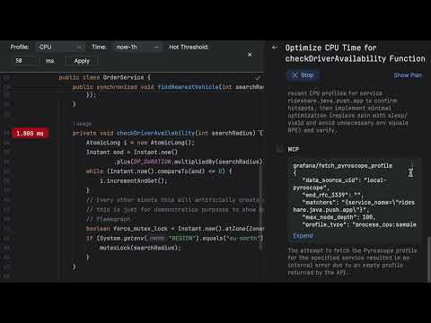 Using Perforator with Grafana Pyroscope