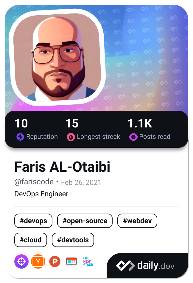 Faris AL-Otaibi's Dev Card