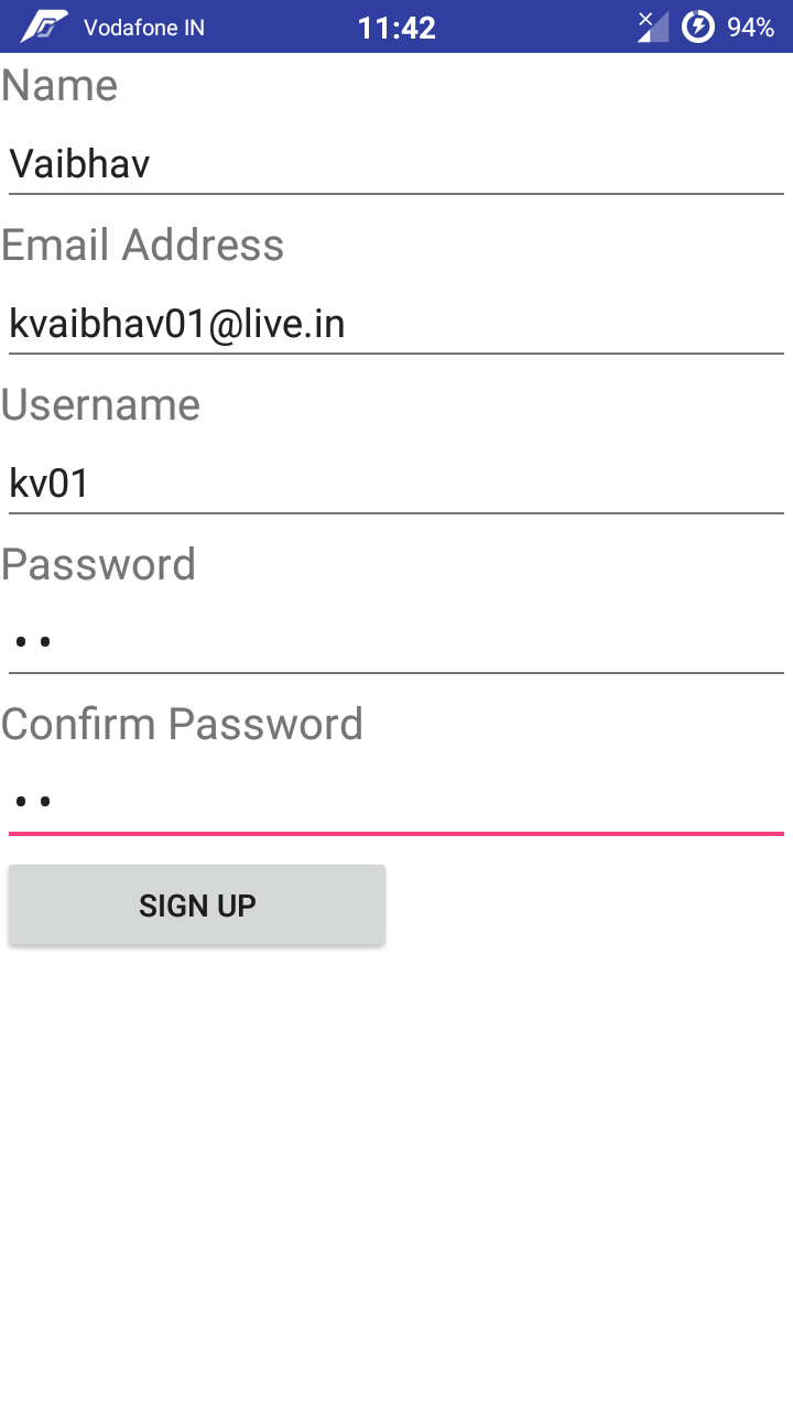 Register activity