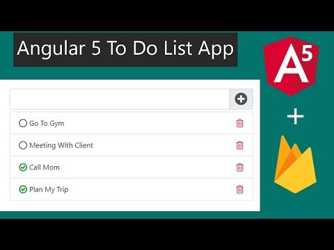GitHub - CodAffection/To-Do-List-App-in-Angular-5: Angular 5 Project ...