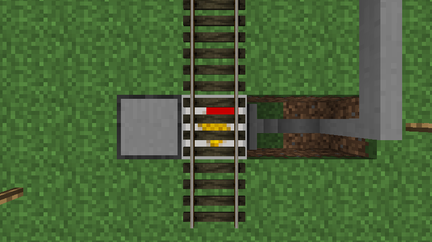 Speed Transmitter under the tracks, and a computer to the side of the speed transmitter