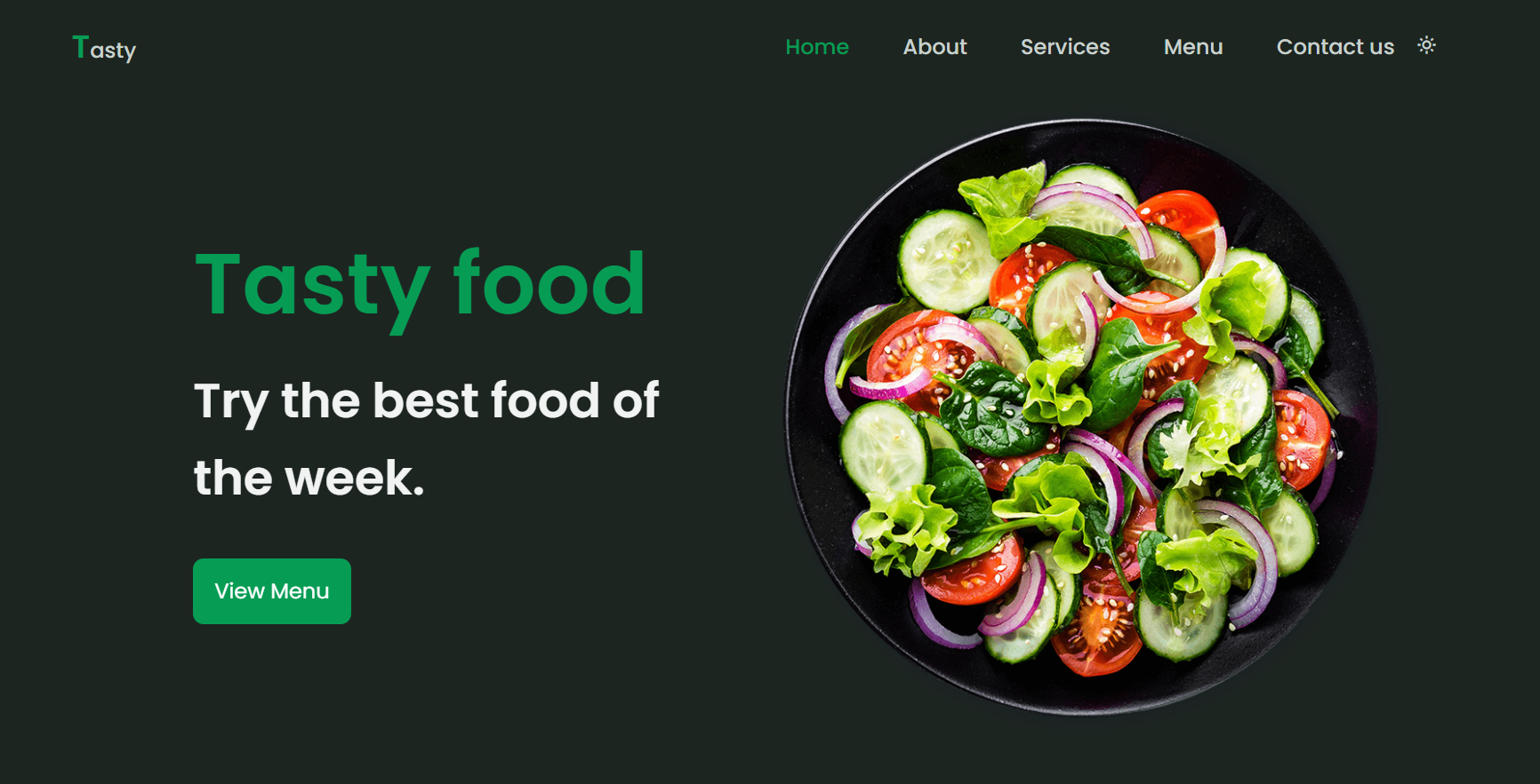 TastyFood Template Preview