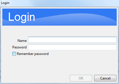 Login Dialog