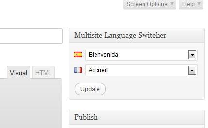 Association of posts written in different languages