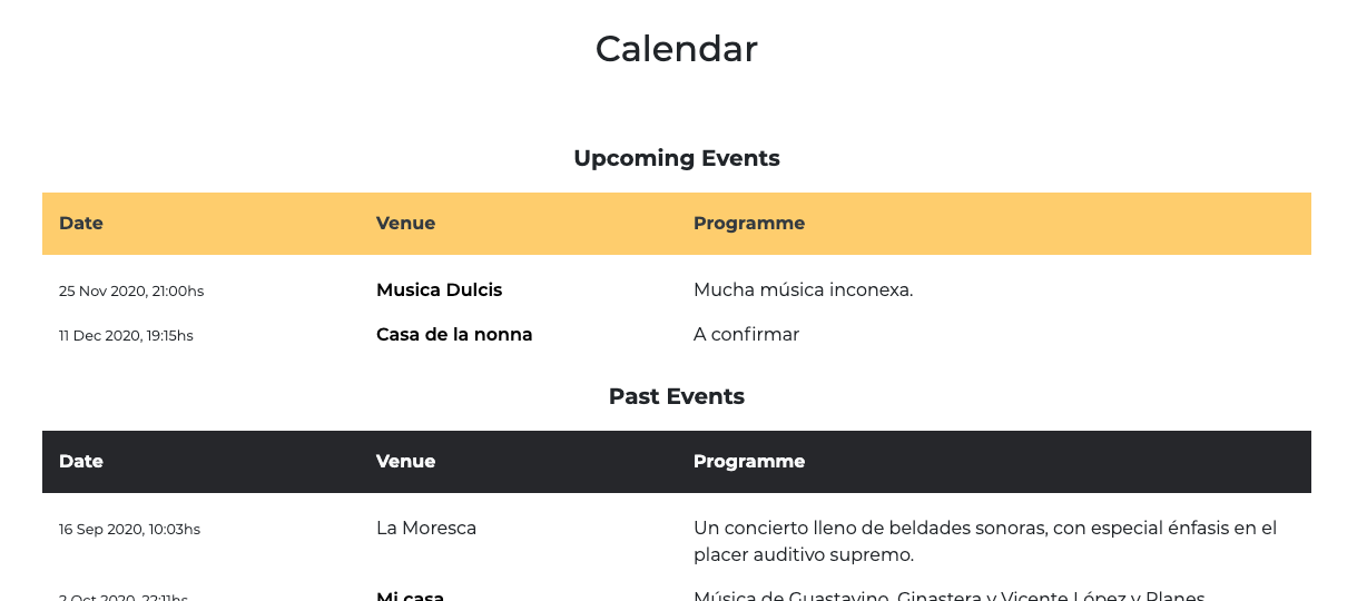 Events