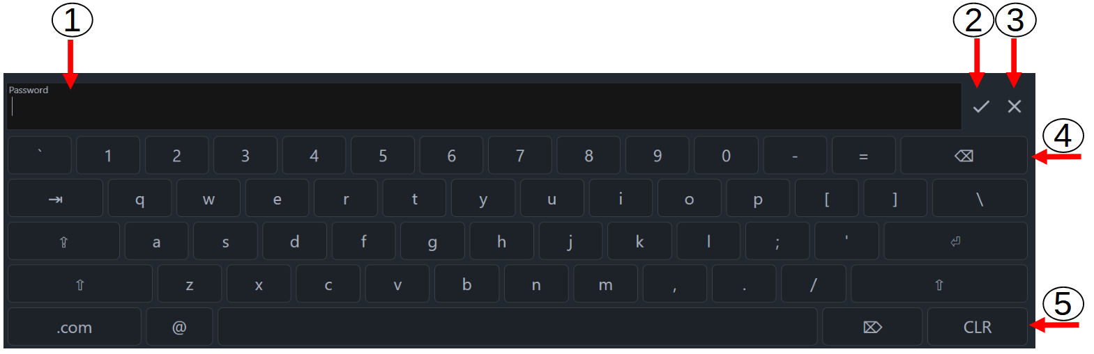 Floating keyboard