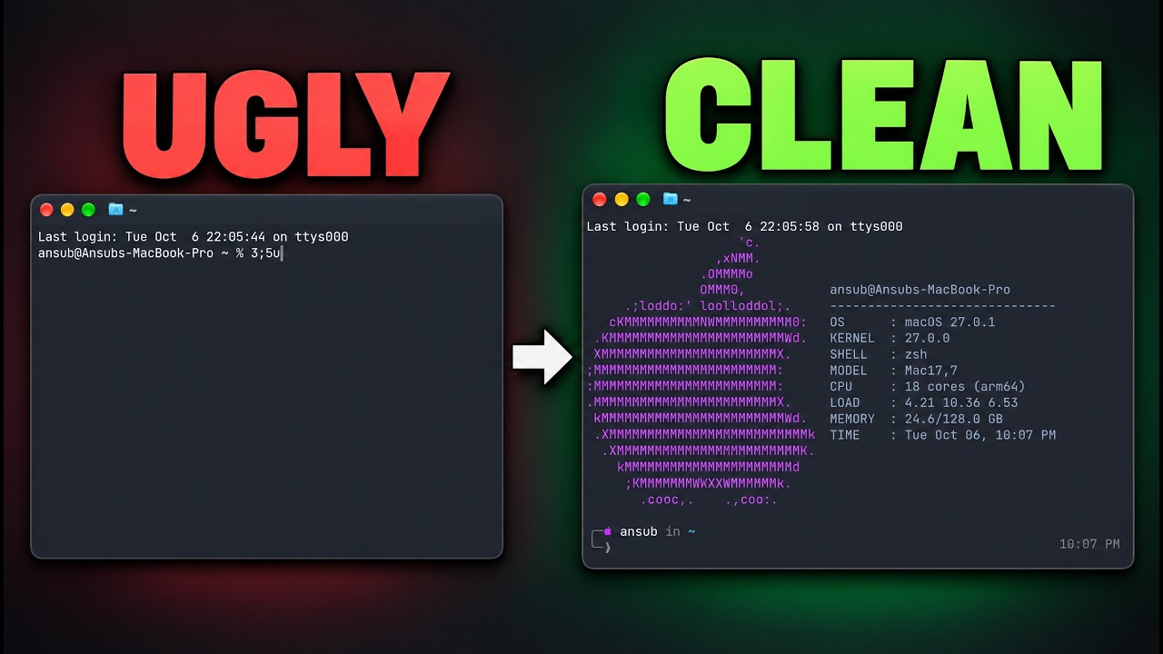 I Made My Ghostty Terminal Beautiful With One Command