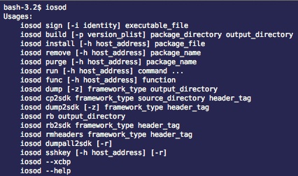 iosod usage