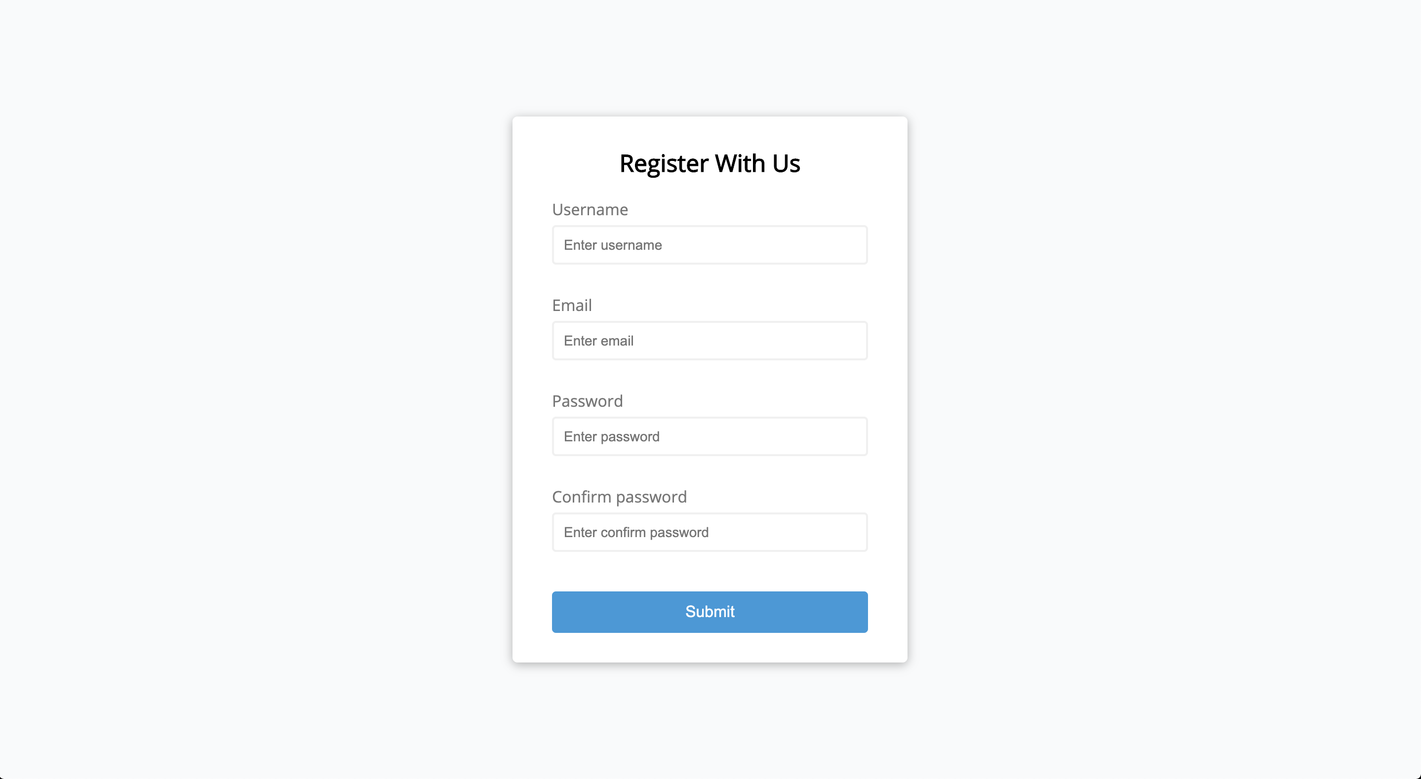 Register Form