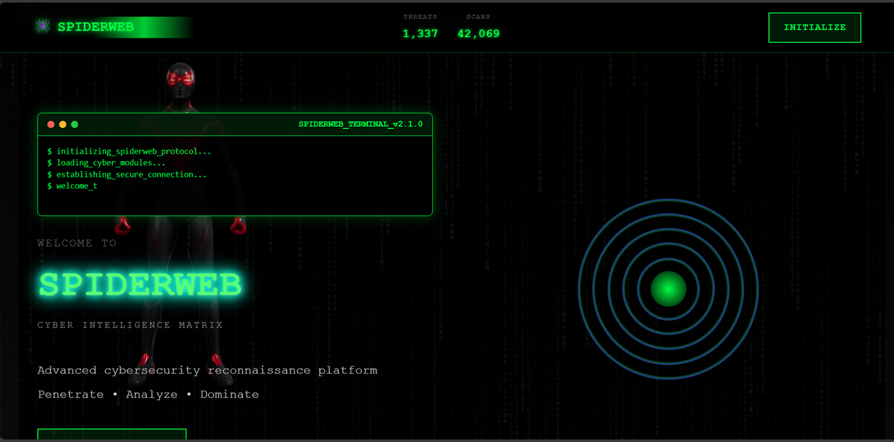 GitHub - sachinburnwal22/SpiderWeb: SpiderWeb 🕷️ — A Cyber Recon ...