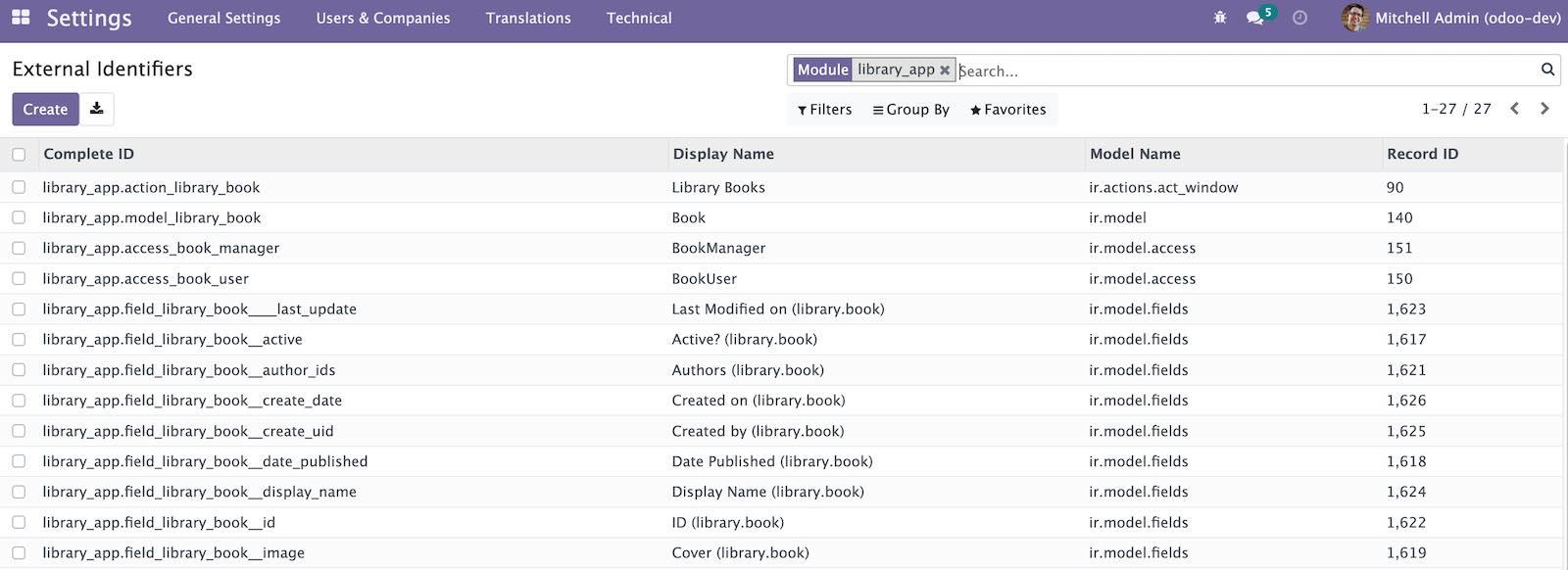 图5.1：由library_app生成的外部标识符