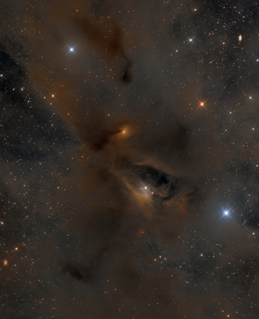 Young Stars, Dark Nebulae image