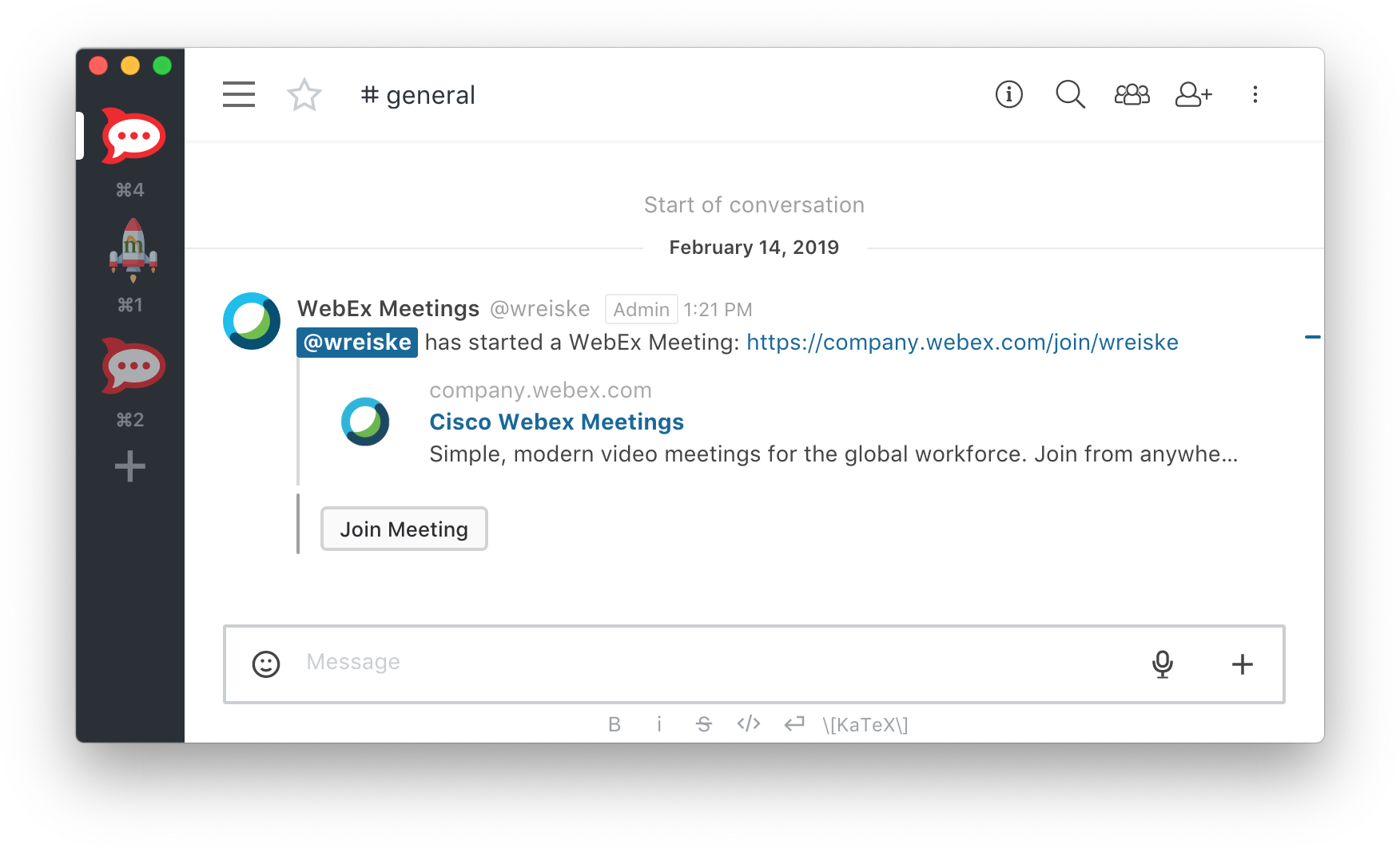 Webex Preview