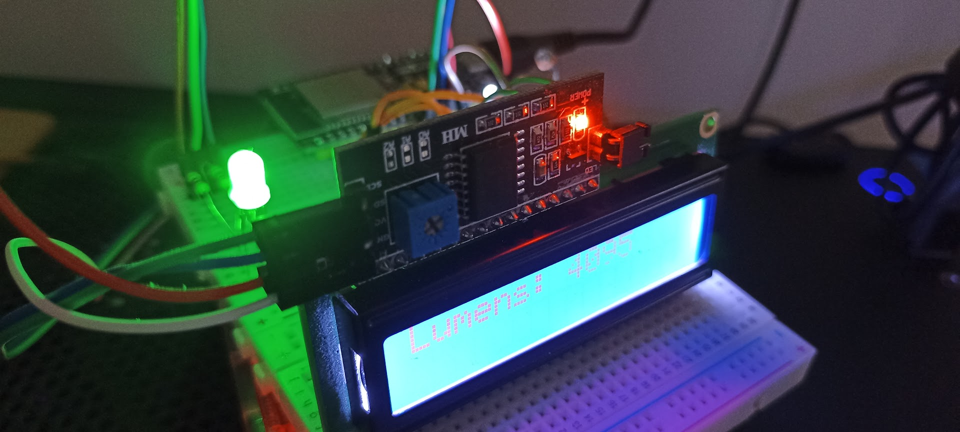 Protótipo com display LCD