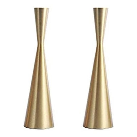 pack-2-brass-gold-9-inch-metal-taper-candlesticks-candleholder-vintage-mid-century-modern-candlestic-1