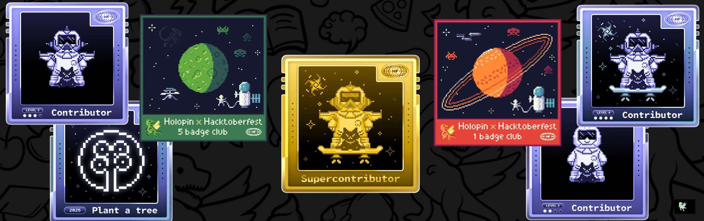 An image of @sanjeevdeori's Holopin badges, which is a link to view their full Holopin profile