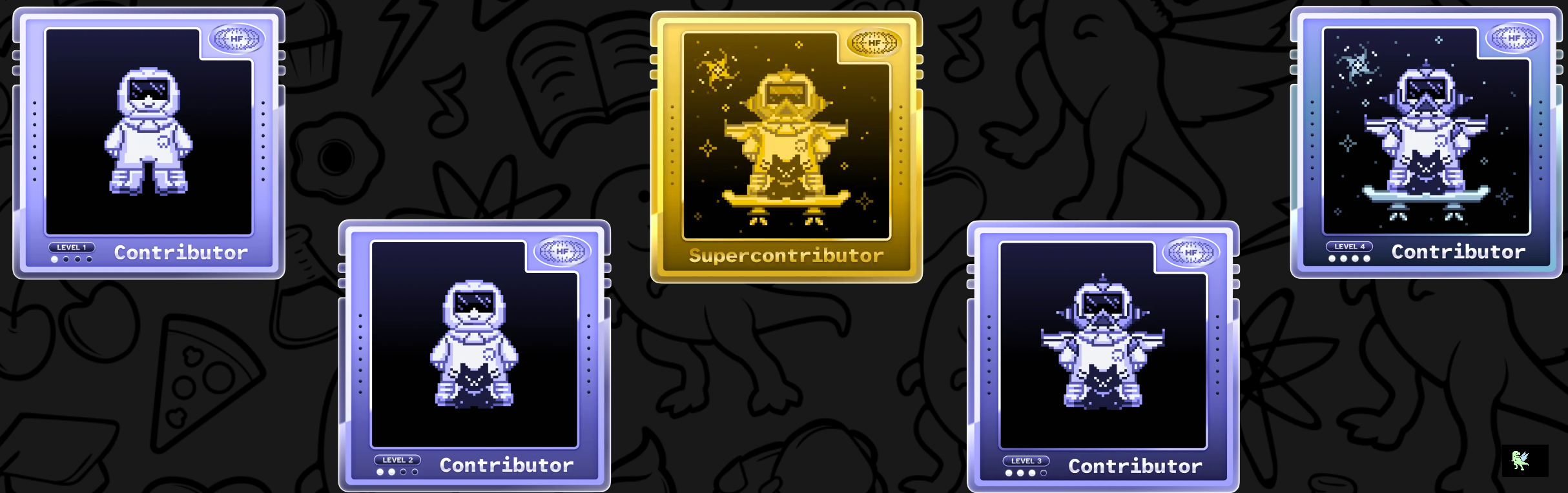 @redmomn's Holopin badges