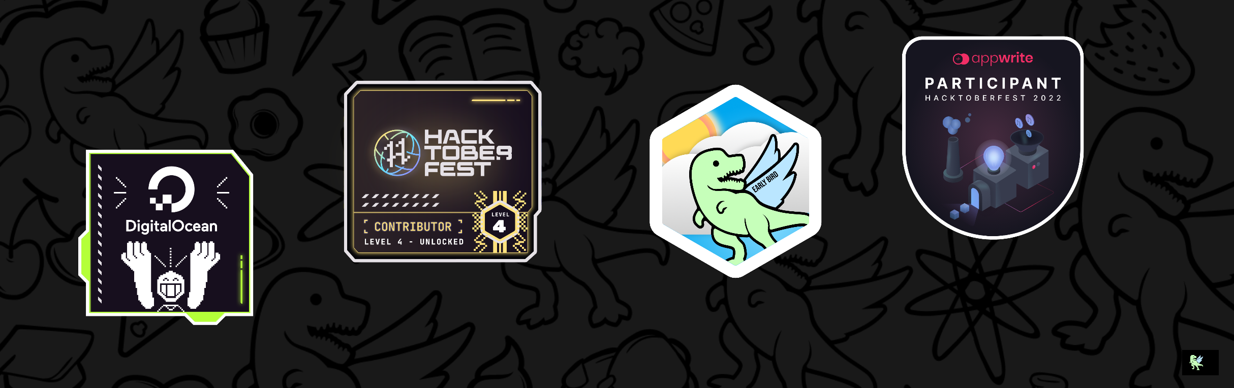 @thesparkyhut's Holopin board