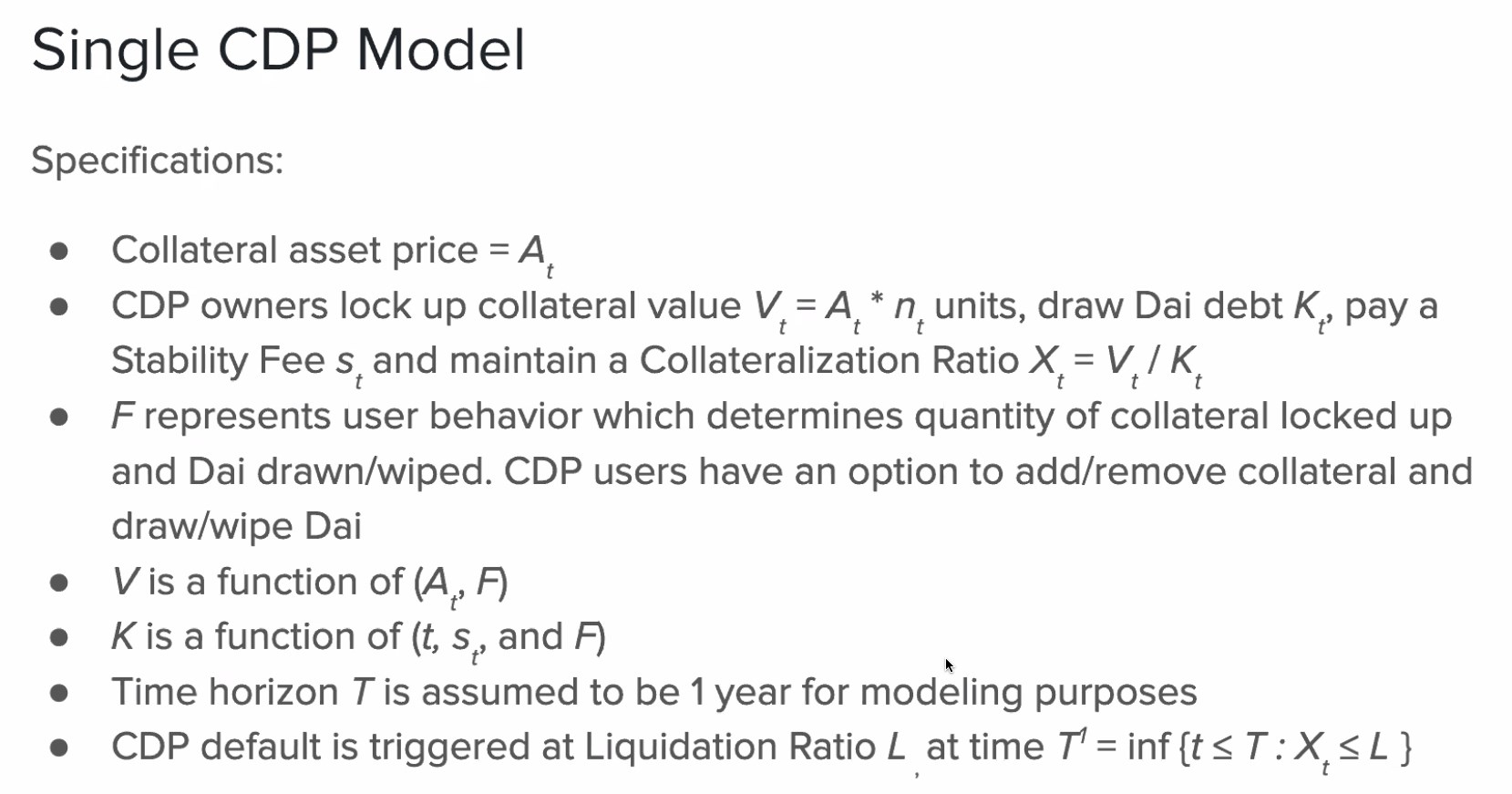 Single CDP Model 1