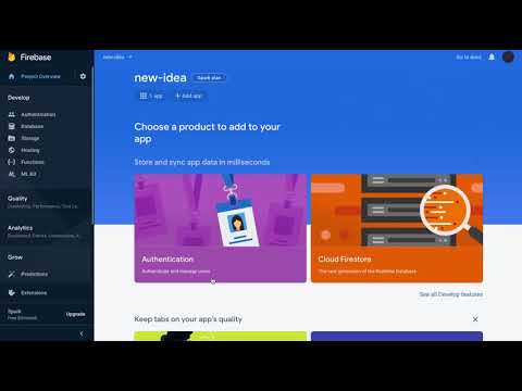 Firebase Setup Video