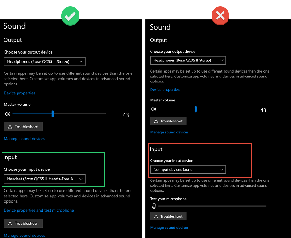 Bose QC 35 II Voice Microphone Not Working On Newer Windows 10 Builds GitHub