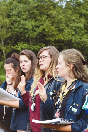 Girl Scout Meeting