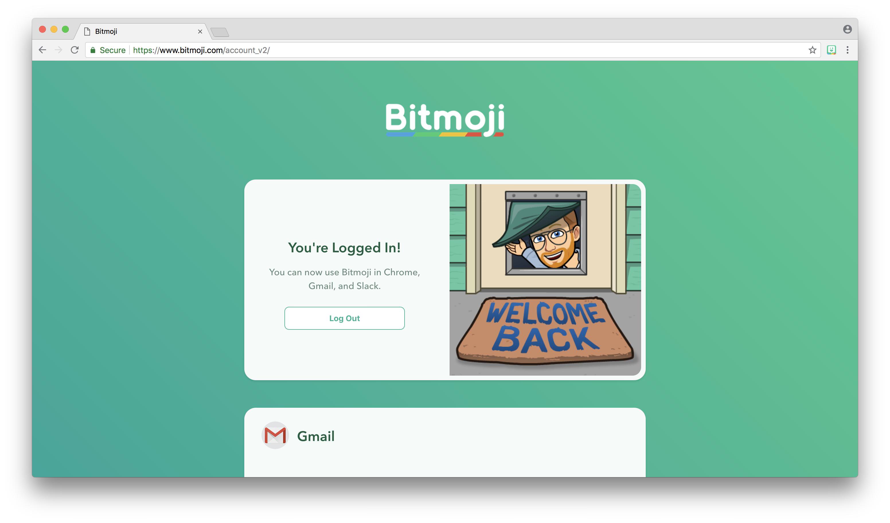 Bitmoji login