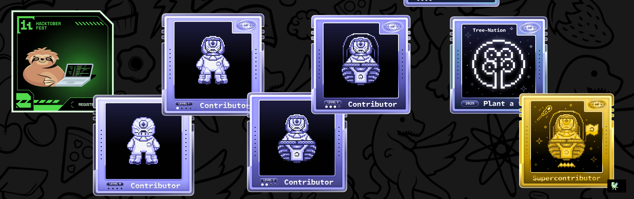 An image of @darshanbagade's Holopin badges, which is a link to view their full Holopin profile