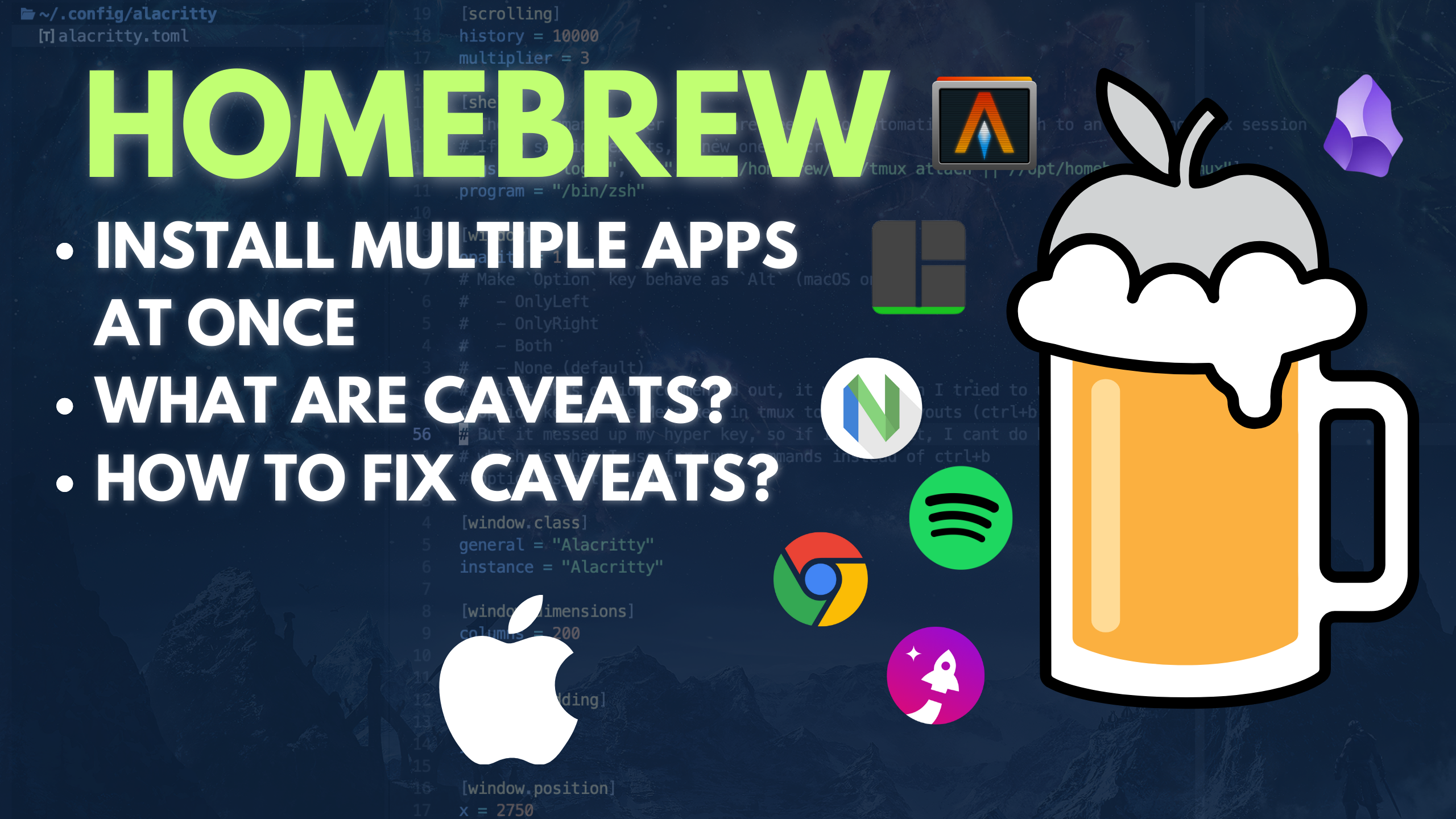 03 - Install multiple apps with brew in macOS