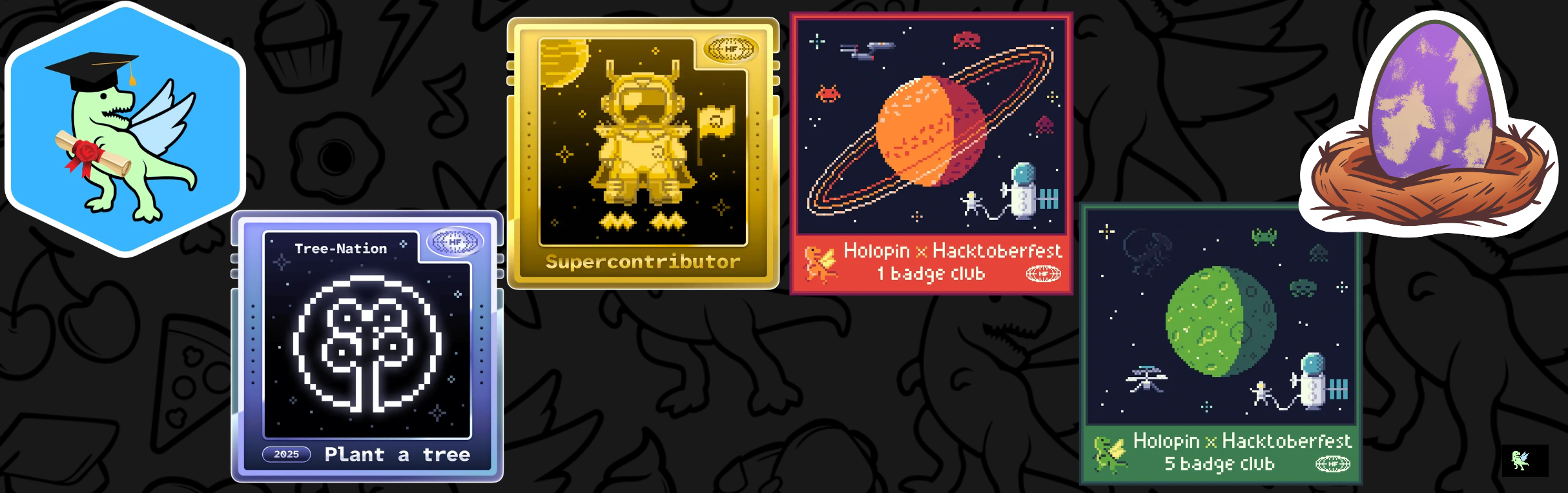 An image of @prateekbisht23's Holopin badges, which is a link to view their full Holopin profile