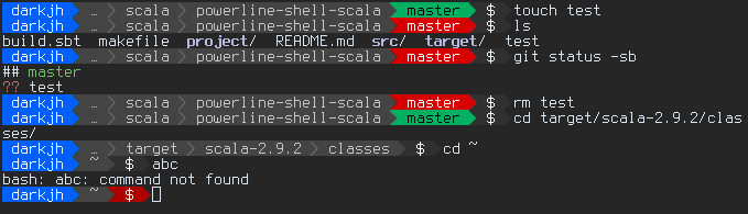 powerline-shell-scala