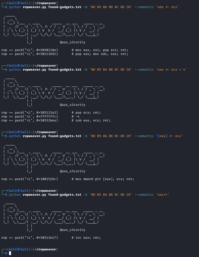 Ropweaver