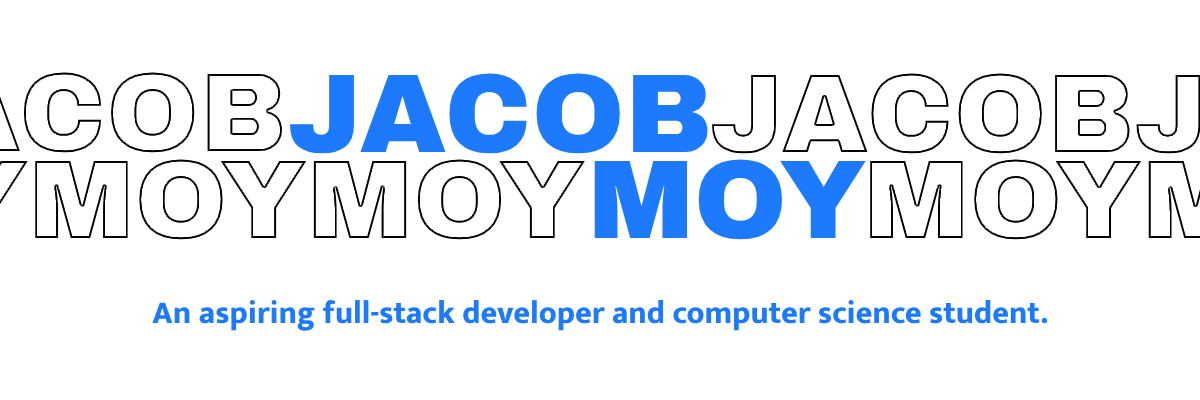 Jacob Moy's Github Header