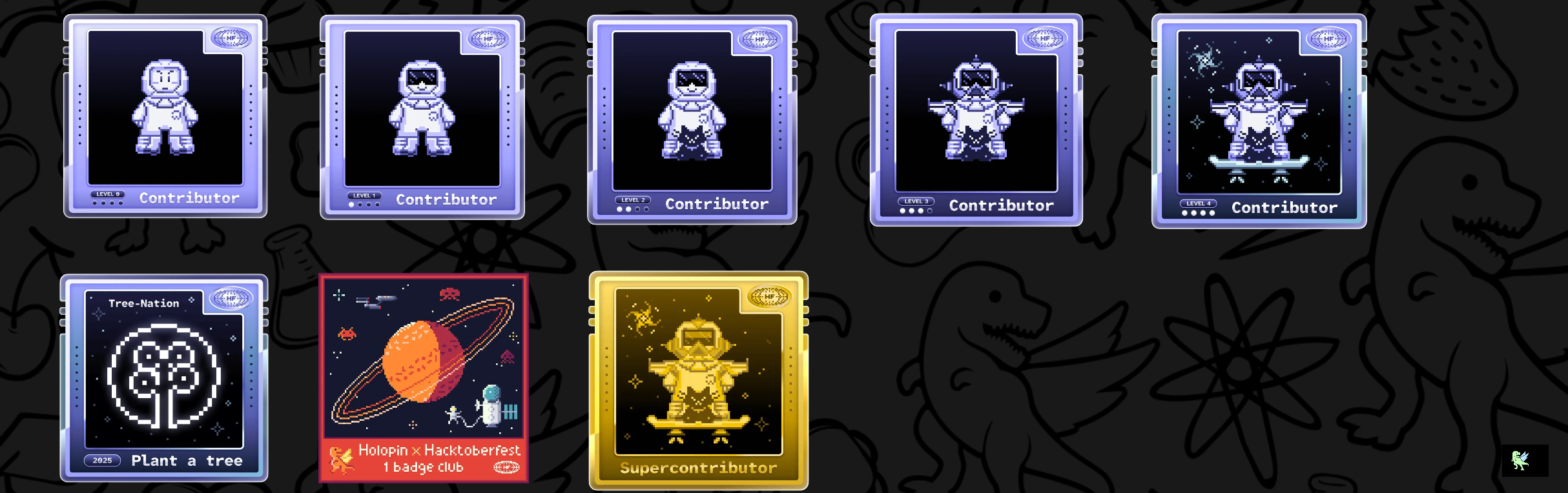 Puneet Yadav's Holopin badges