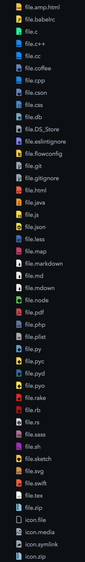 File Icons